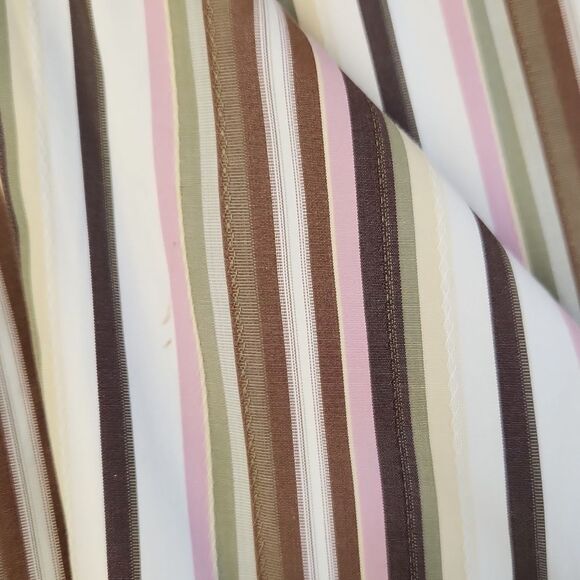 Etro Milano Multi-Color Vertical Striped Long Sleeve Button Down 43 - Picture 8 of 10